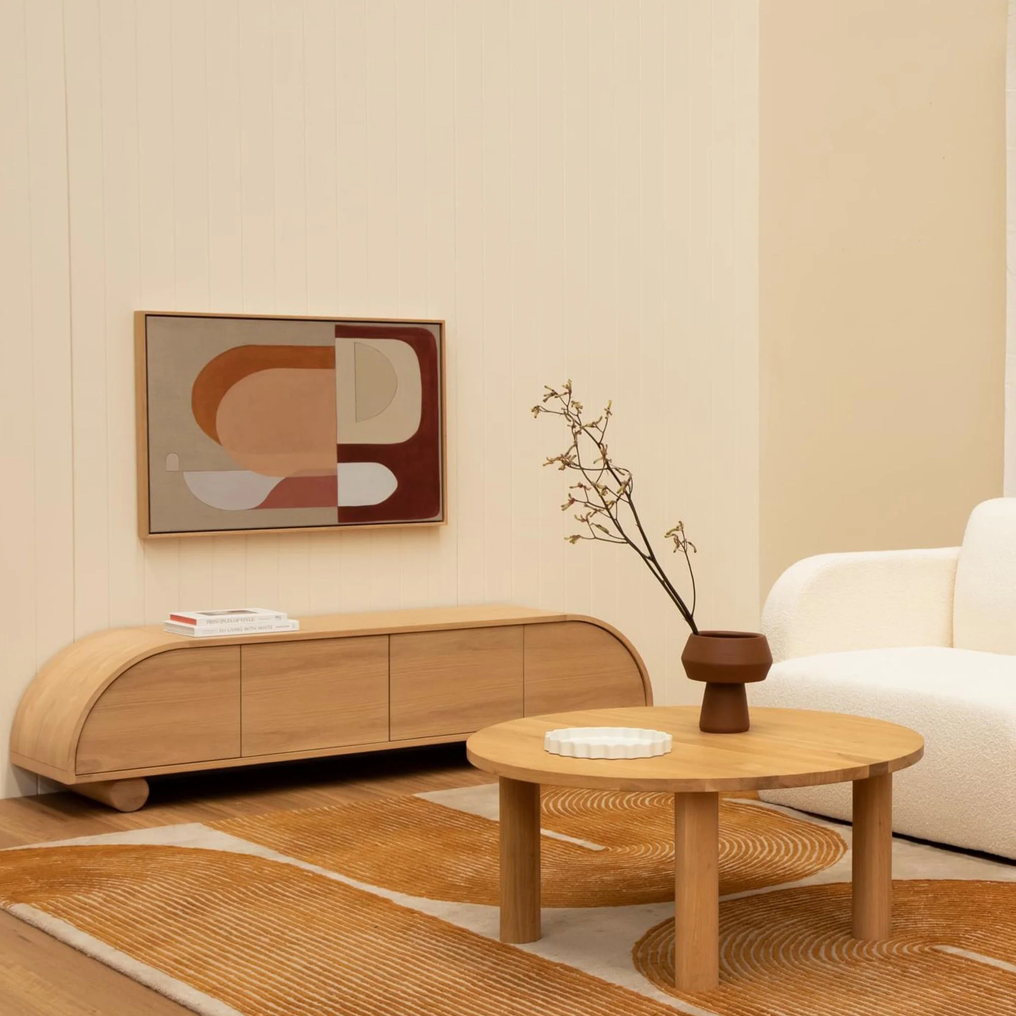 Muse Entertainment Unit 180cm - Oak