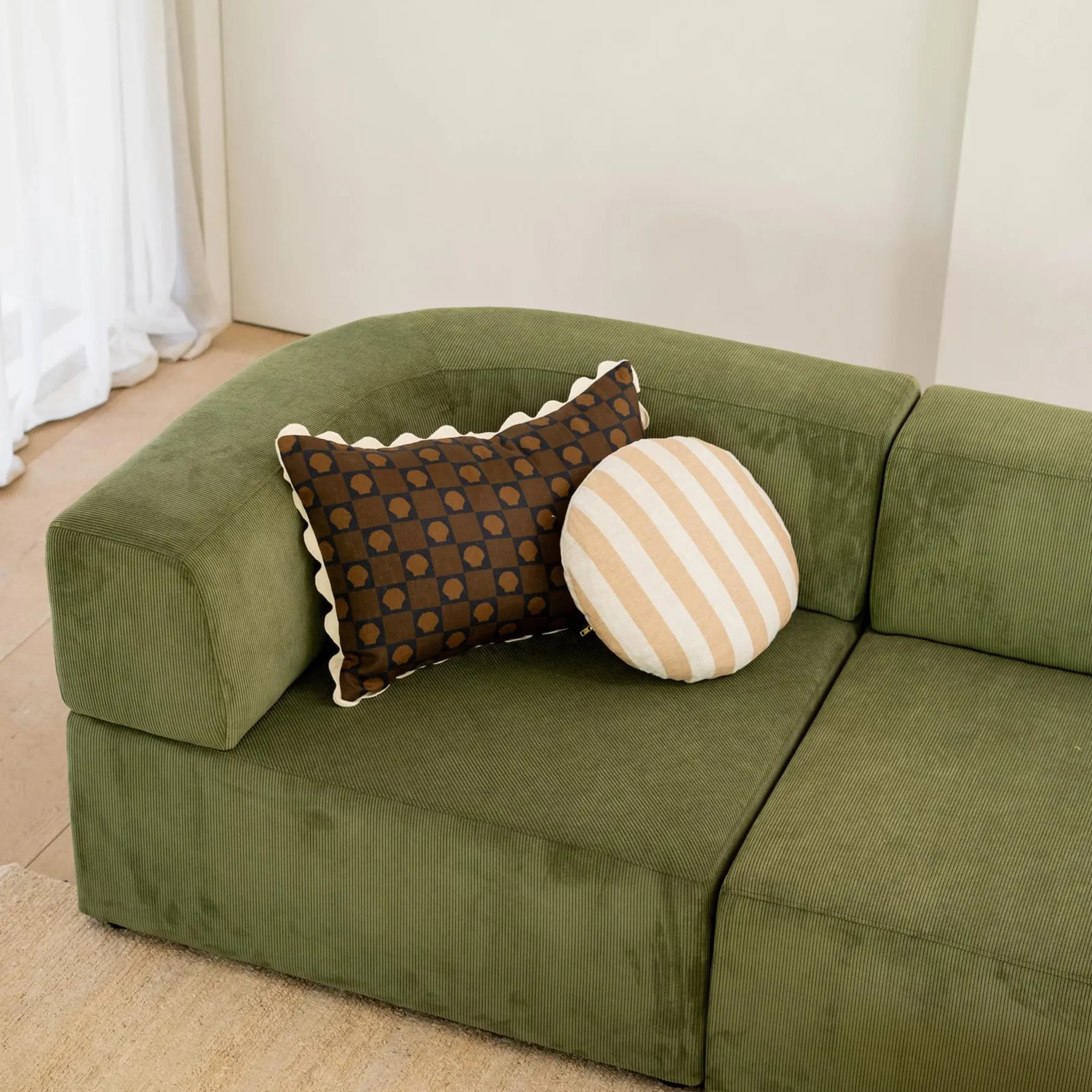 Stretch 4 Seater Sofa - Corduroy Forest