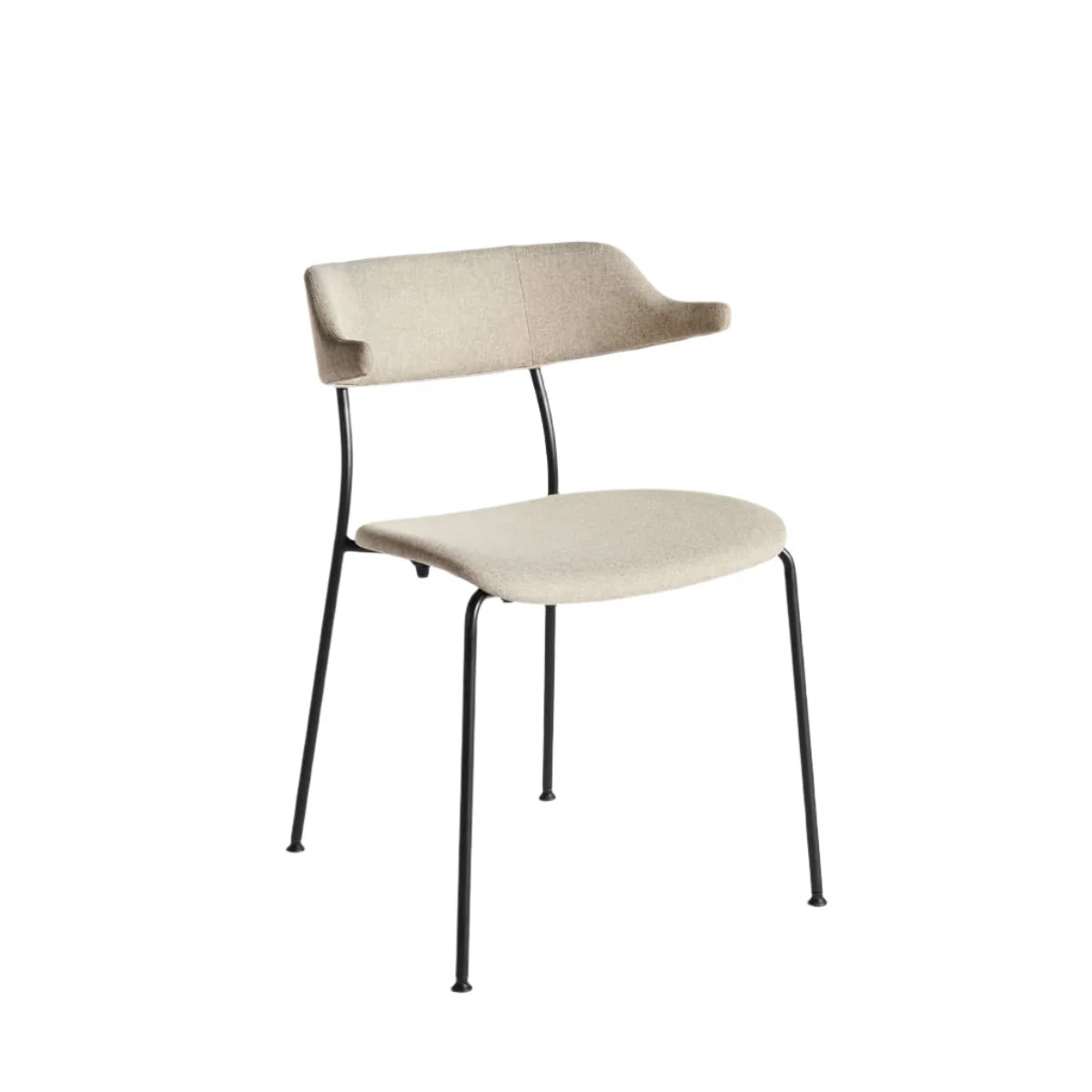 Mou Dining Chair - Beige / Black