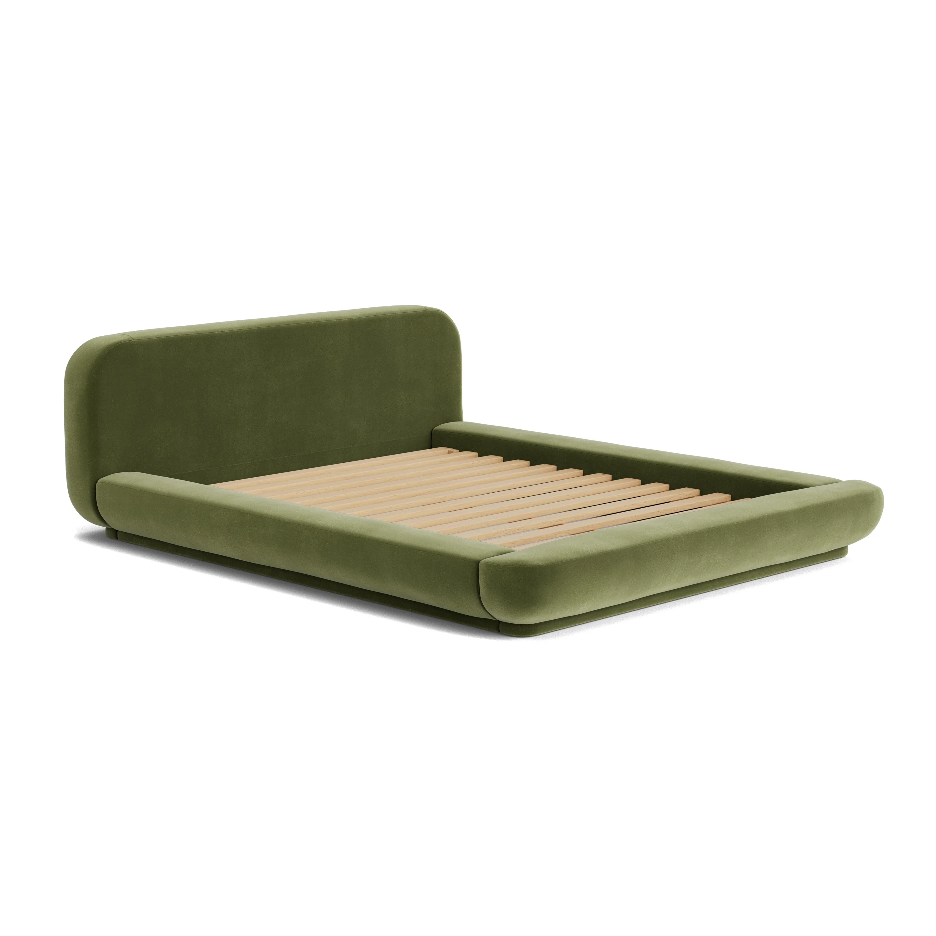 Floss Queen Bed - Opal Forest