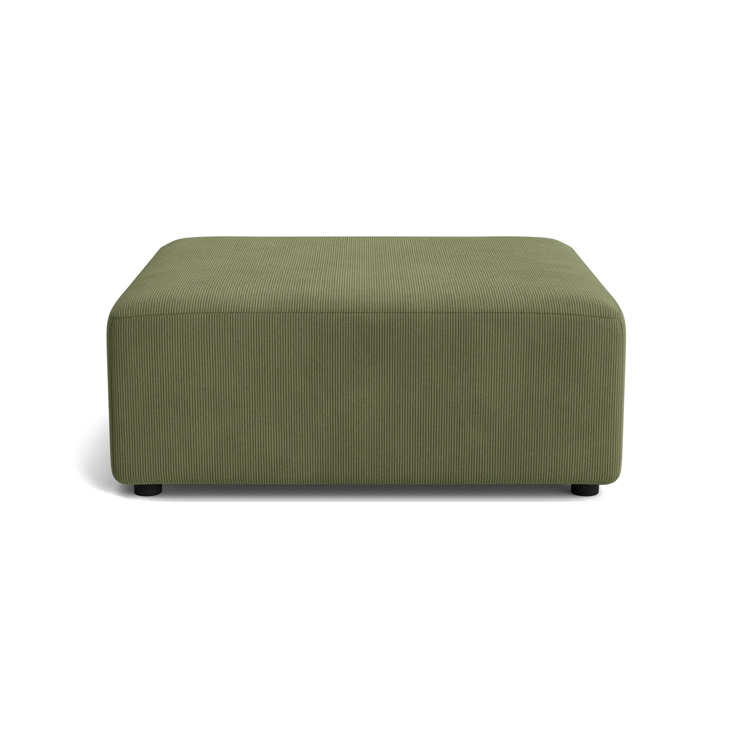 Stretch Ottoman - Corduroy Forest