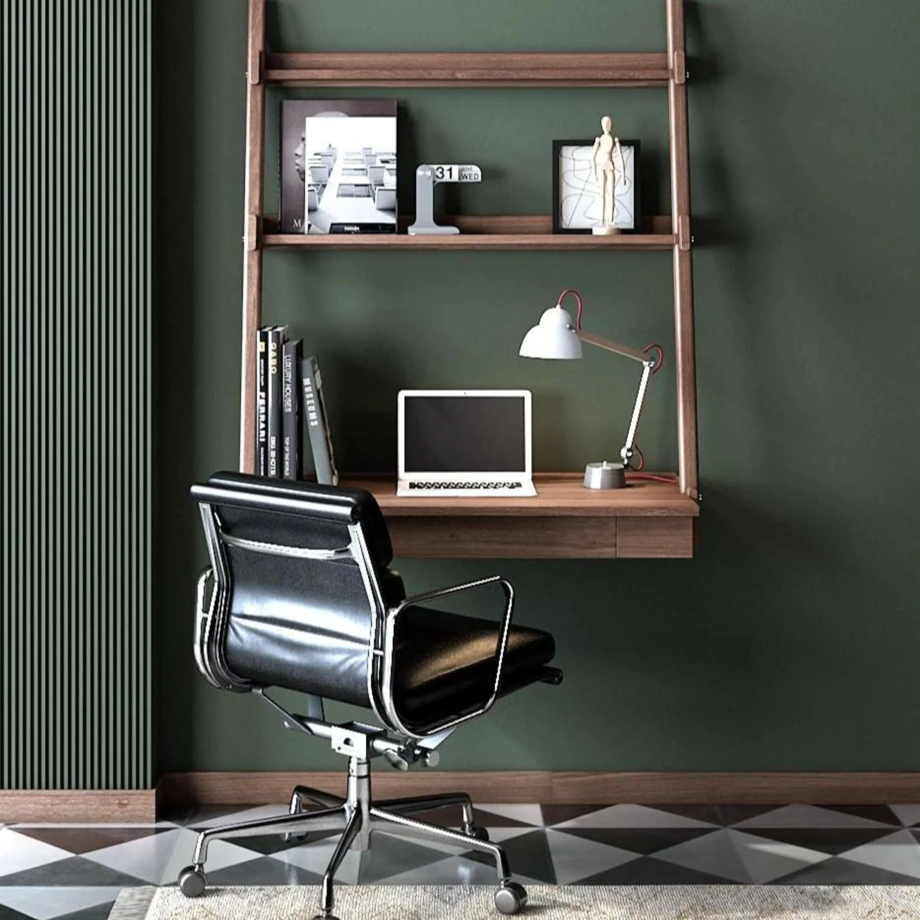 Simply City Hanging Desk - Teak