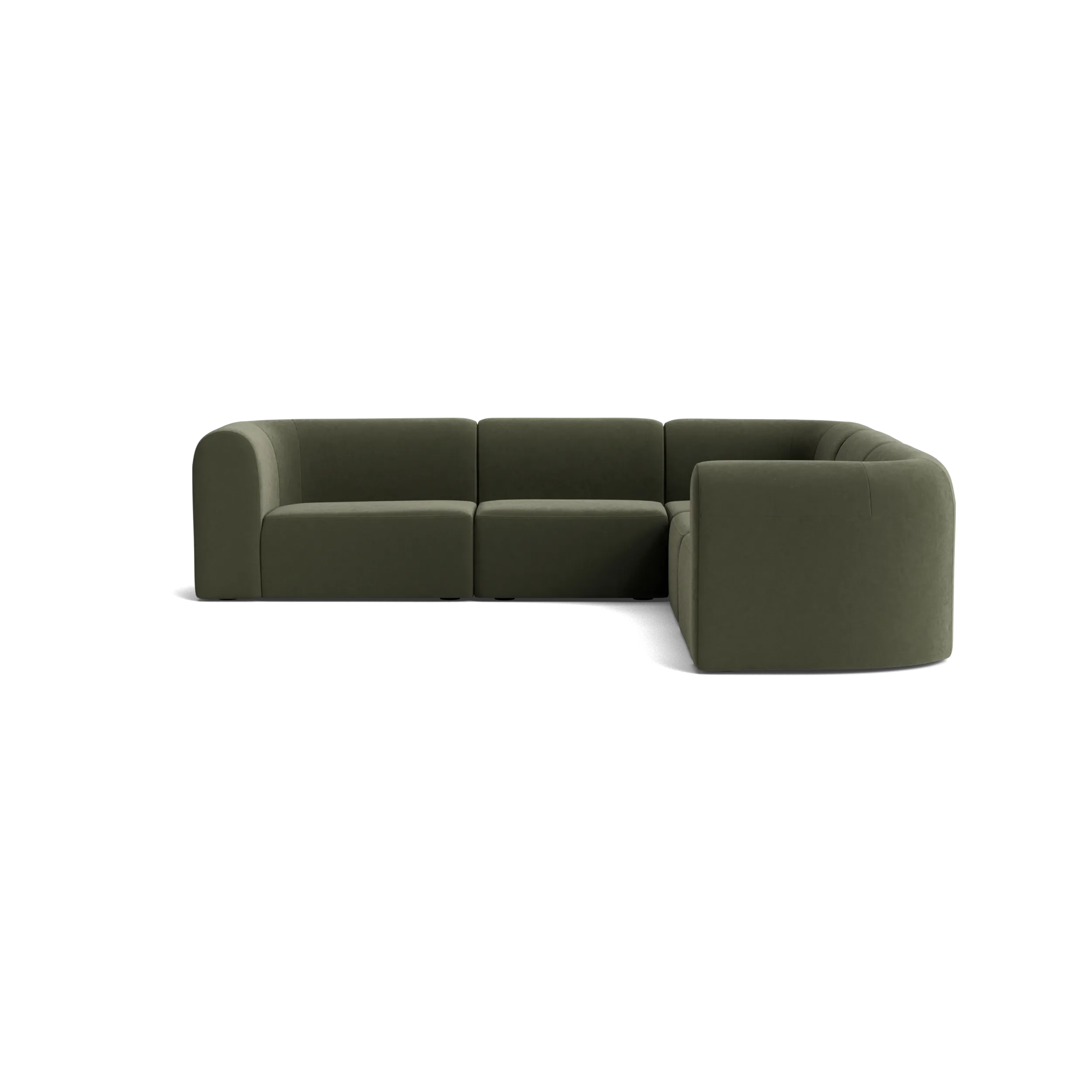 Berg Corner Sofa - Eden Leaf