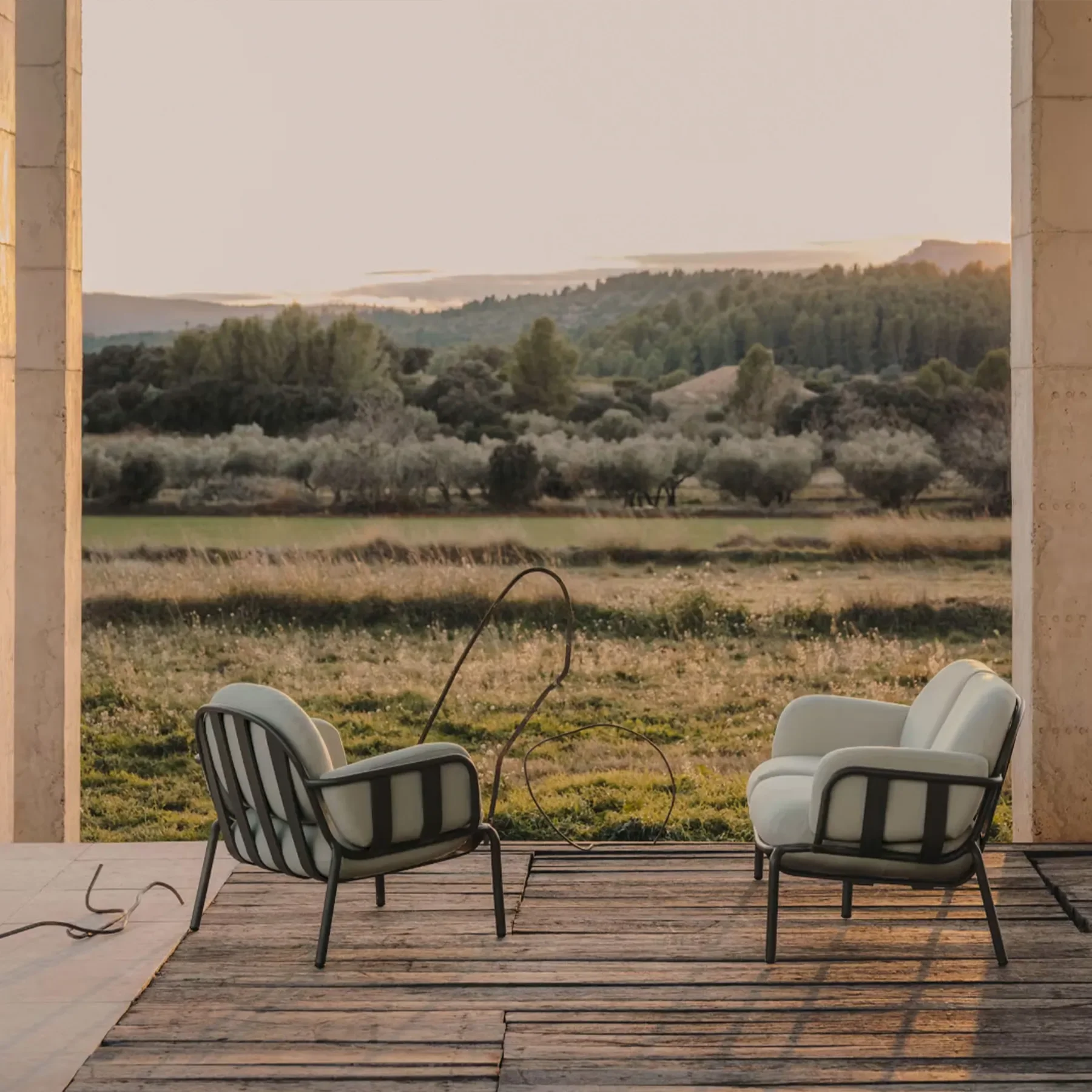 Joncols Outdoor Armchair - Grey
