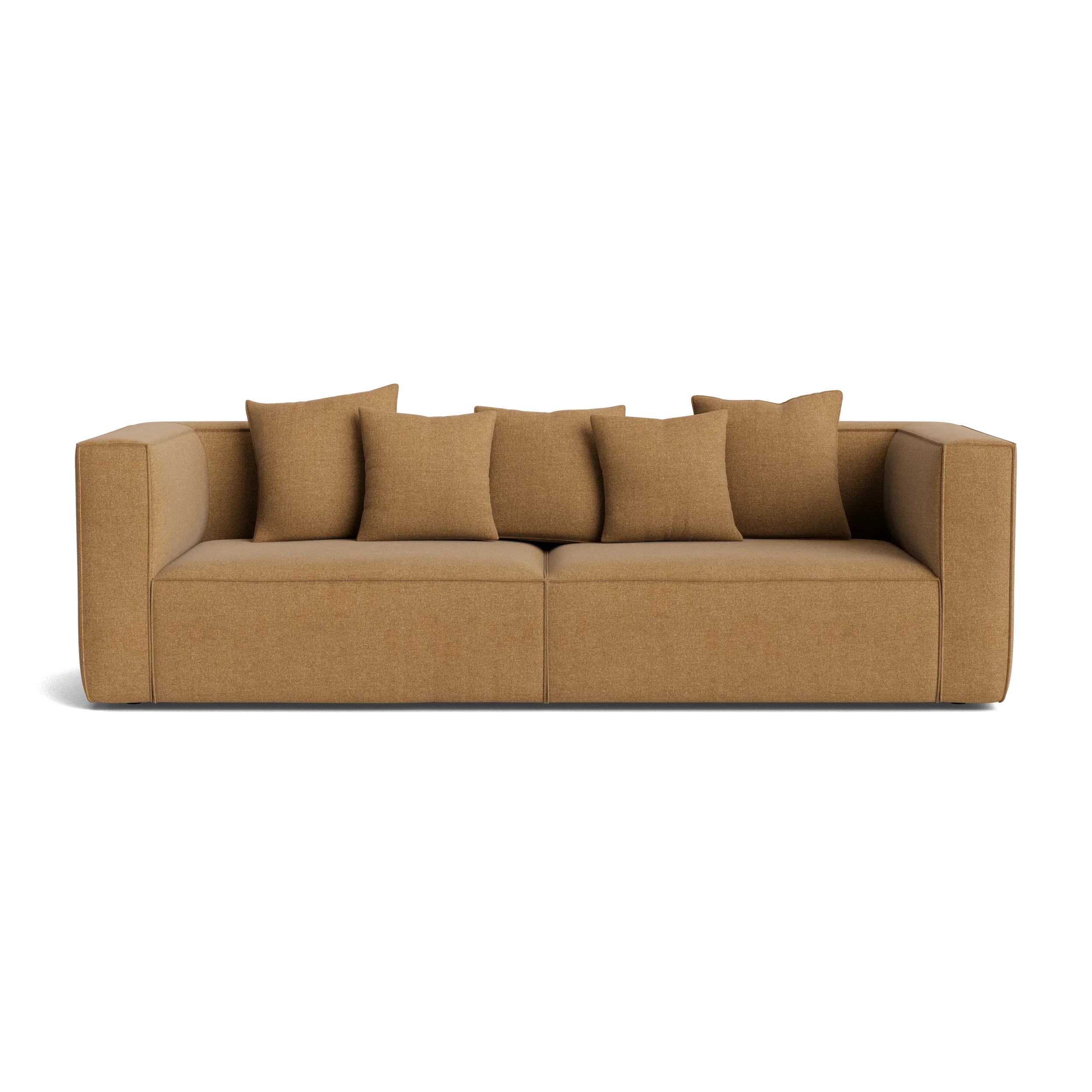 Block 3 Seater Sofa - Fossil Fawn