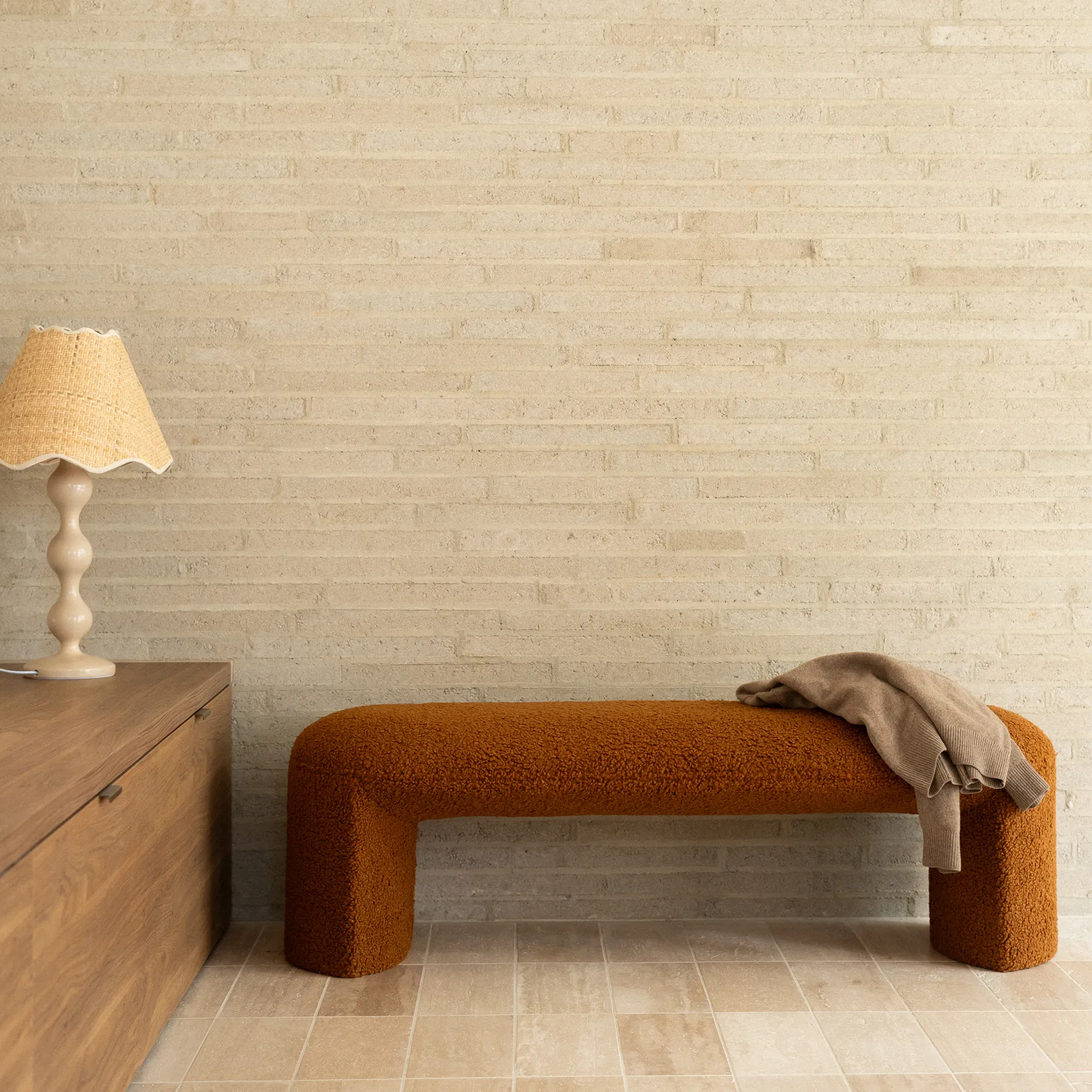 Almos Bench - Glore Mustard