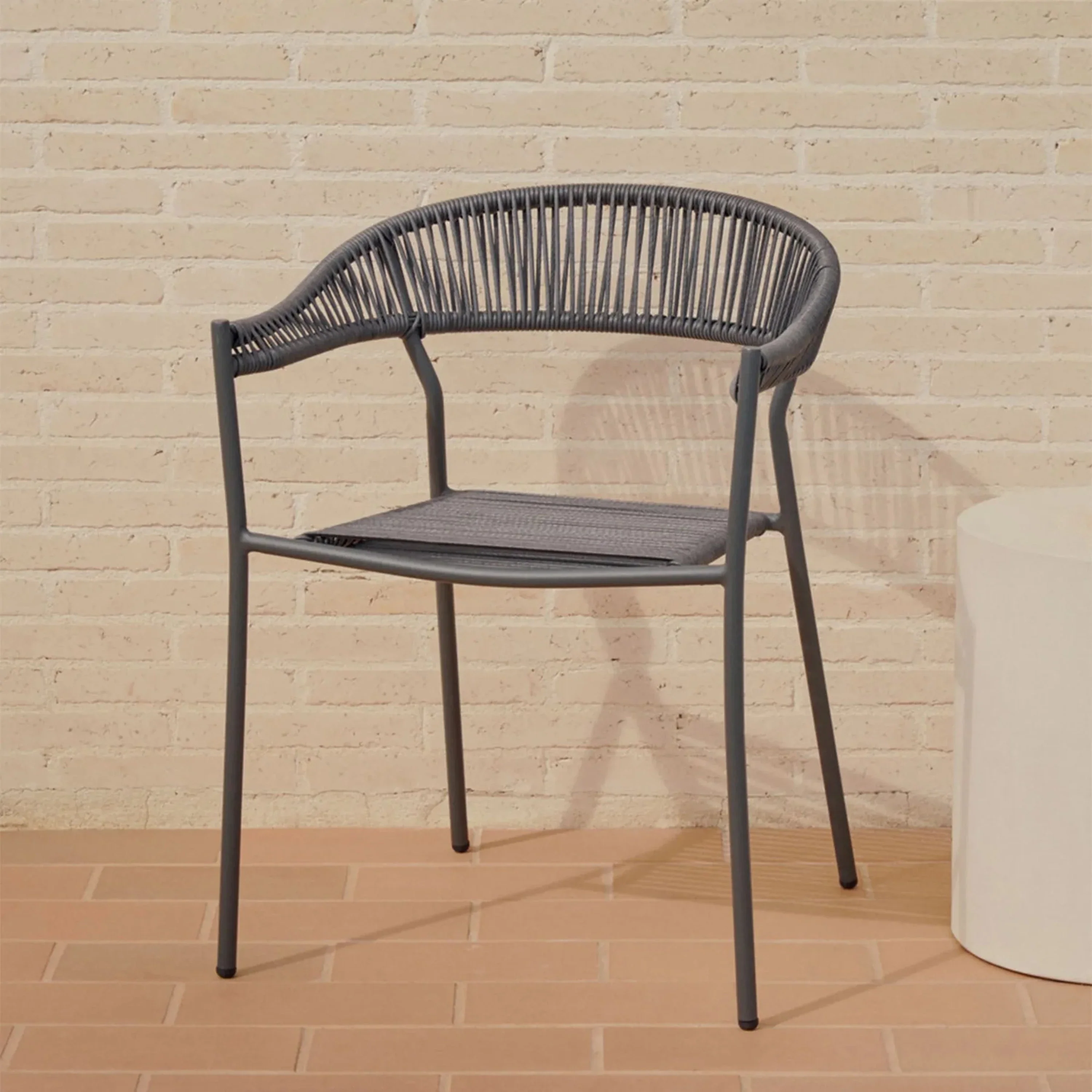 Futadera Outdoor Dining Chair - Grey