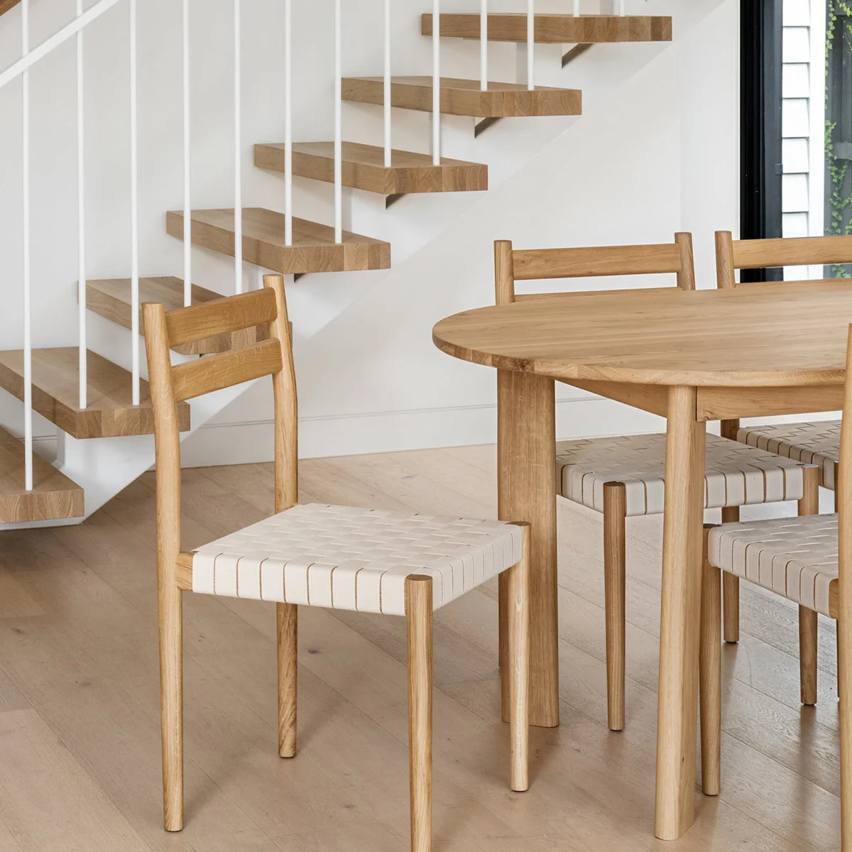Entwine Dining Chair - Oak / Natural