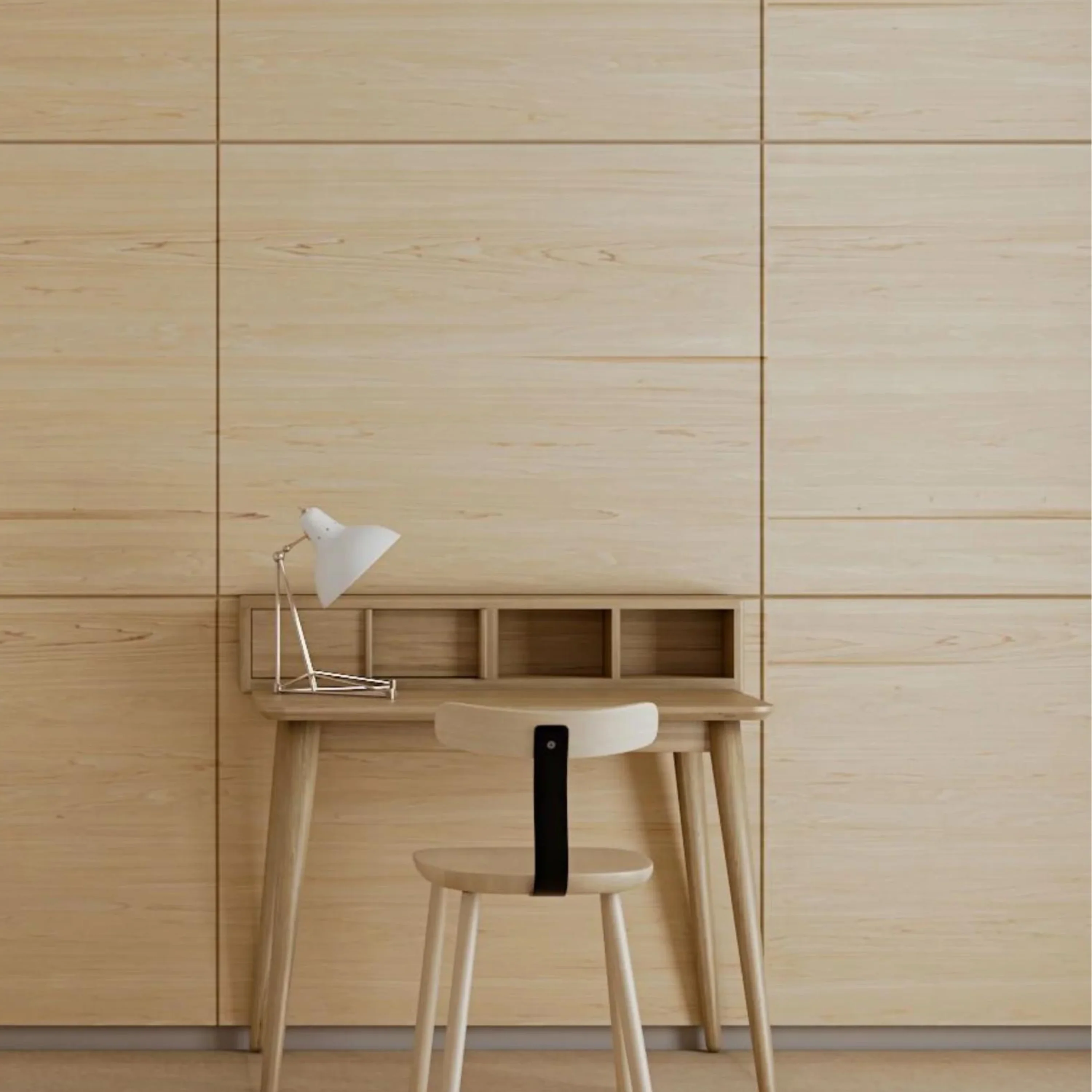 East Desk Module - Oak