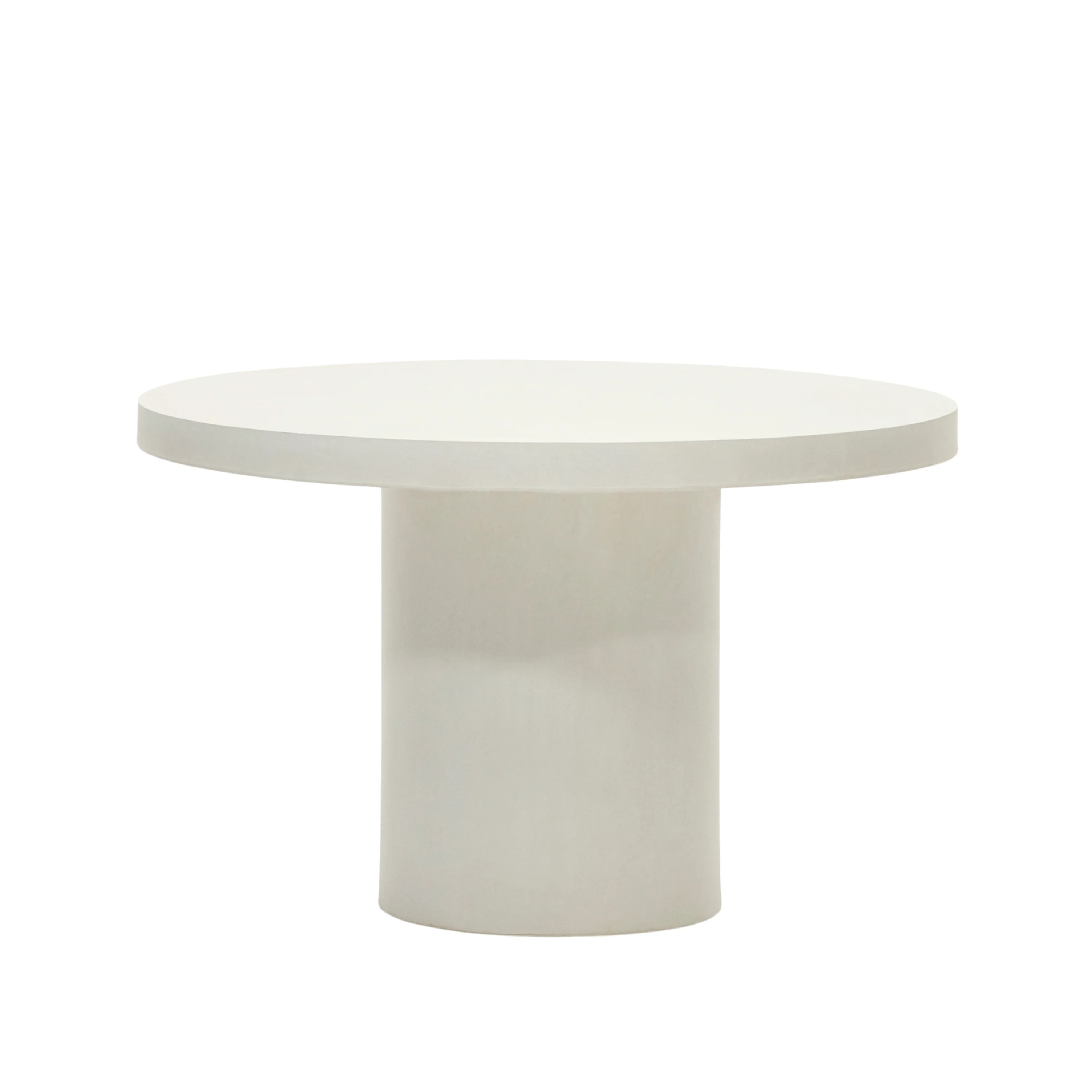 Aiguablava Outdoor Round Dining Table 120cm - White