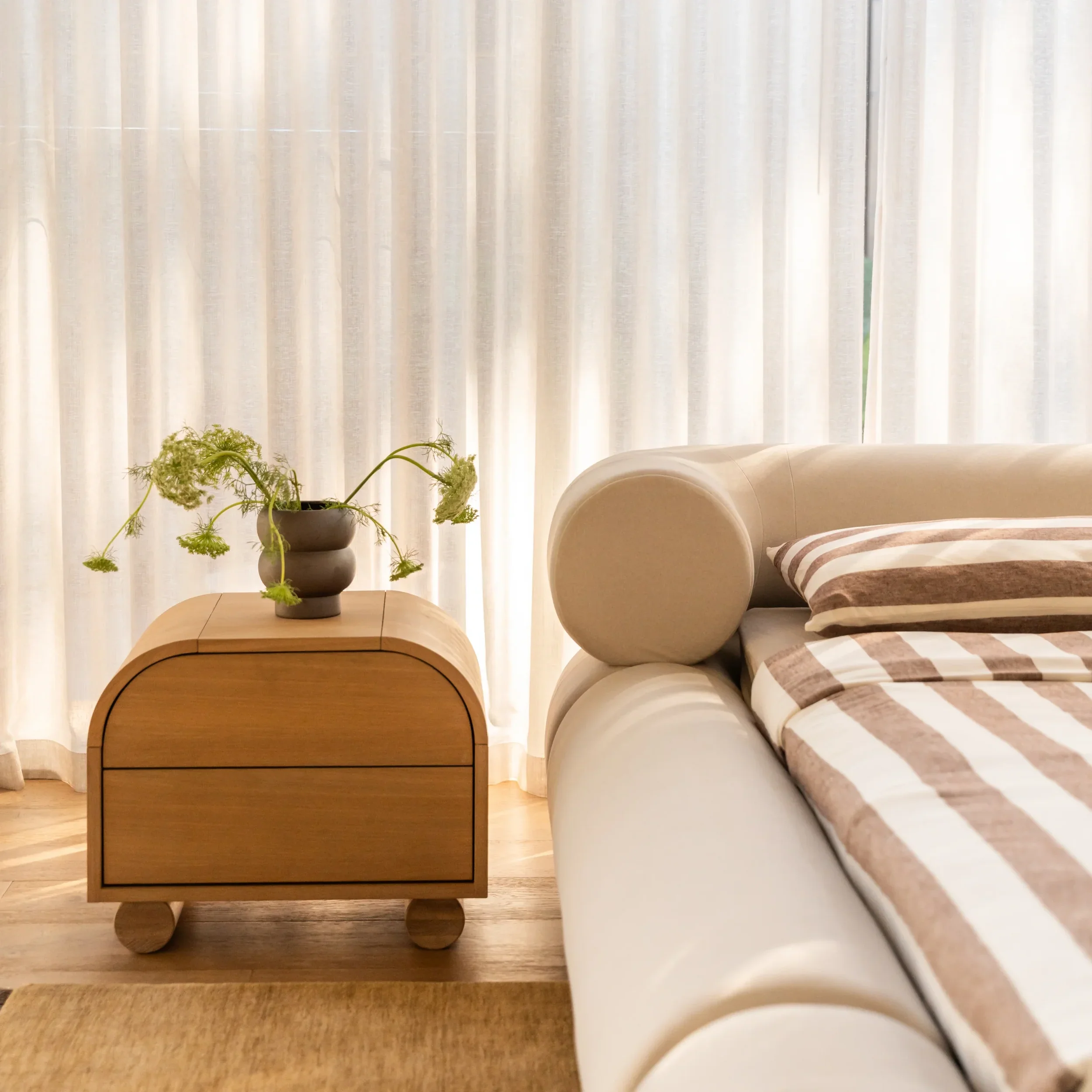 Muse Bedside Table - Oak