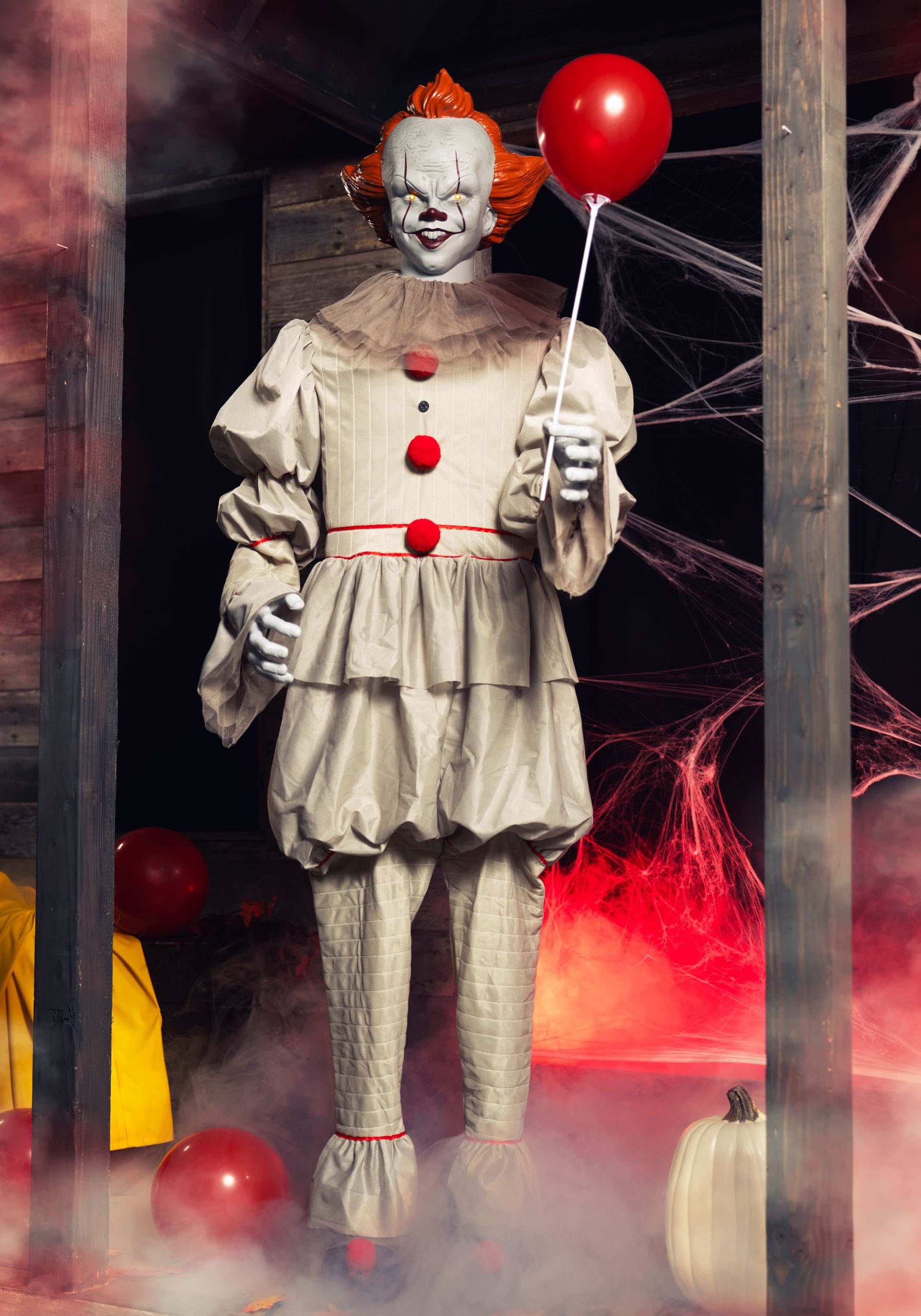 6FT Animatronic IT Pennywise Clown Halloween Decoration