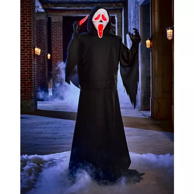 6 Ft Static Ghost Face Animatronic