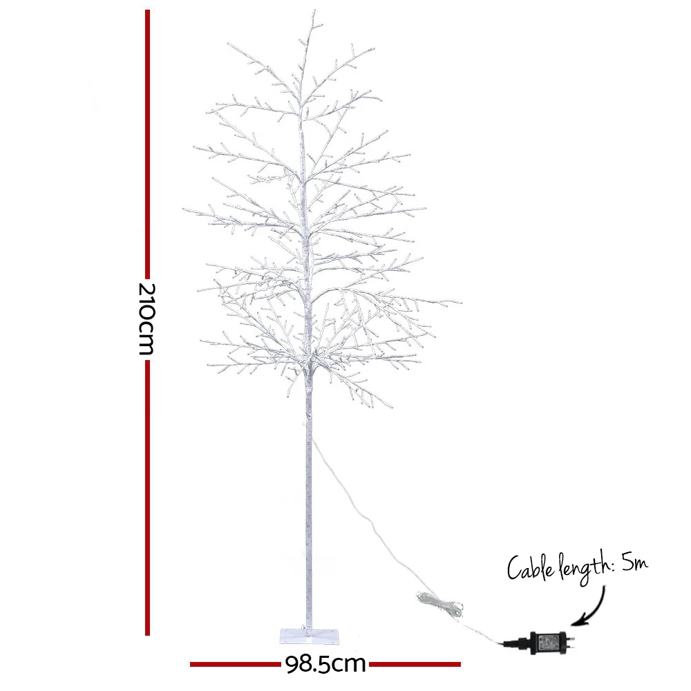 Christmas Tree 2.1M 480 LED Trees With Lights Warm White