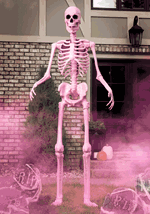 Ms. Vanderbones 8FT Pink Skeleton Halloween Decoration