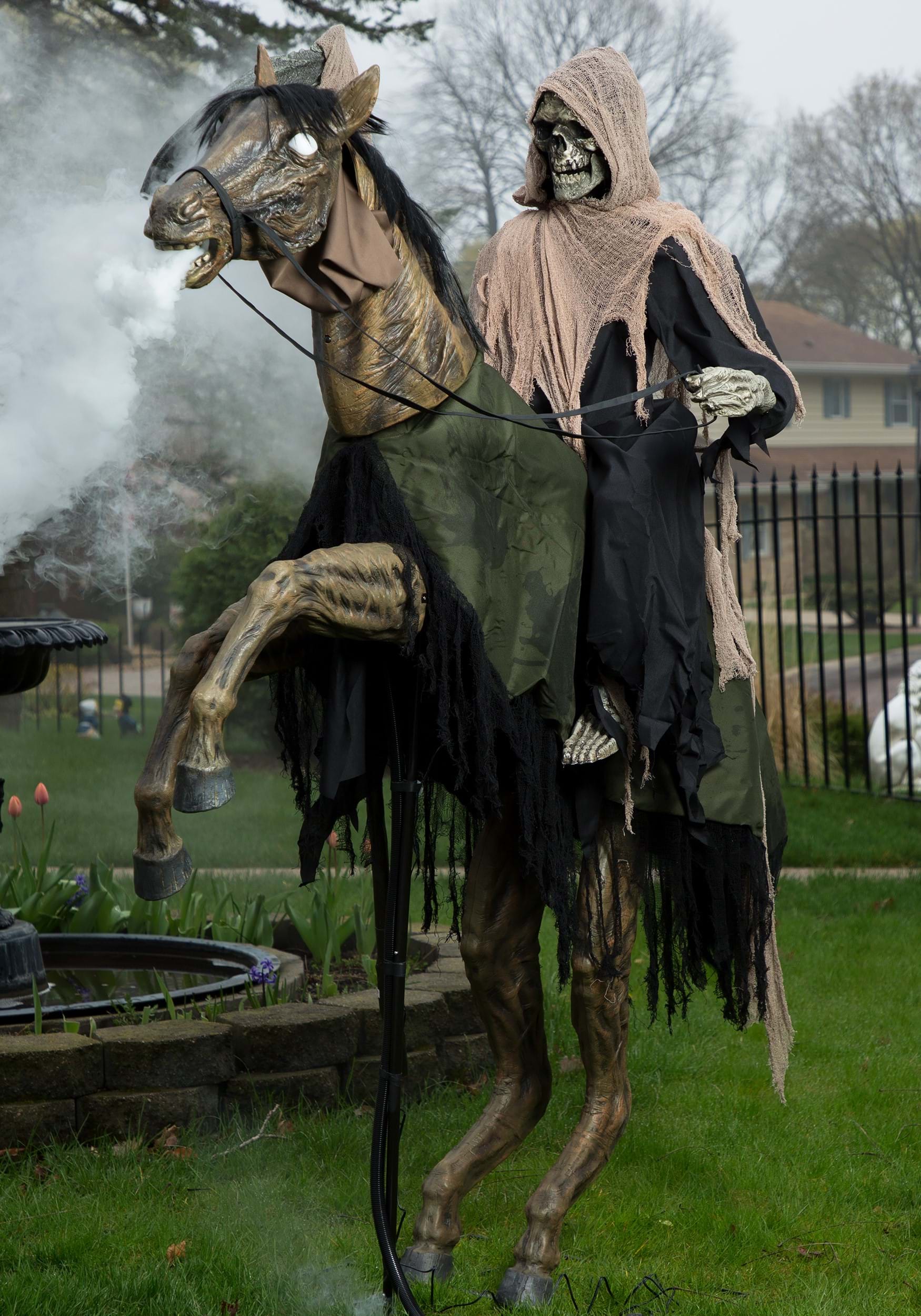 7FT Reaper's Ride Animatronic Halloween Decoration