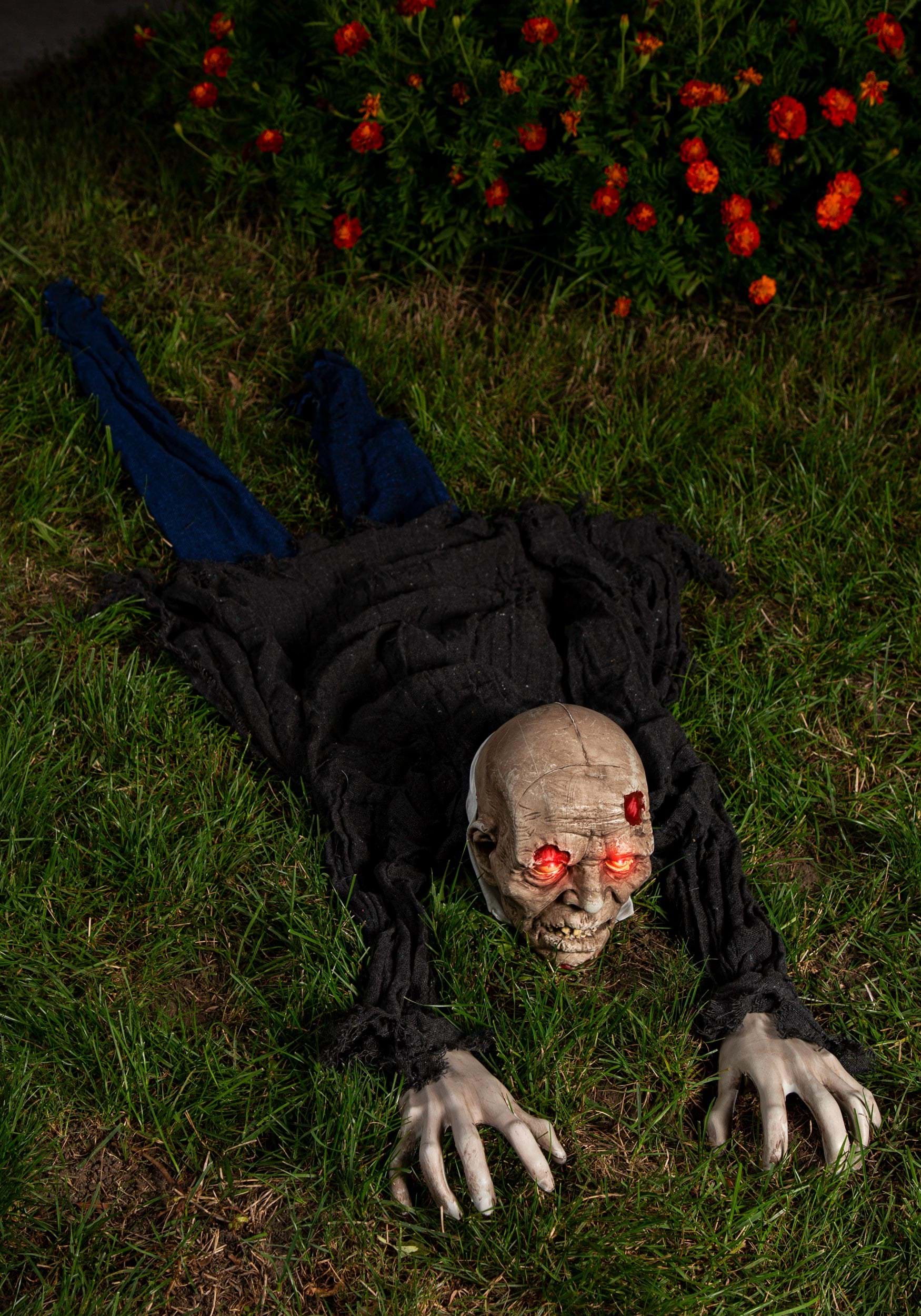 Crawling Zombie Animated Prop