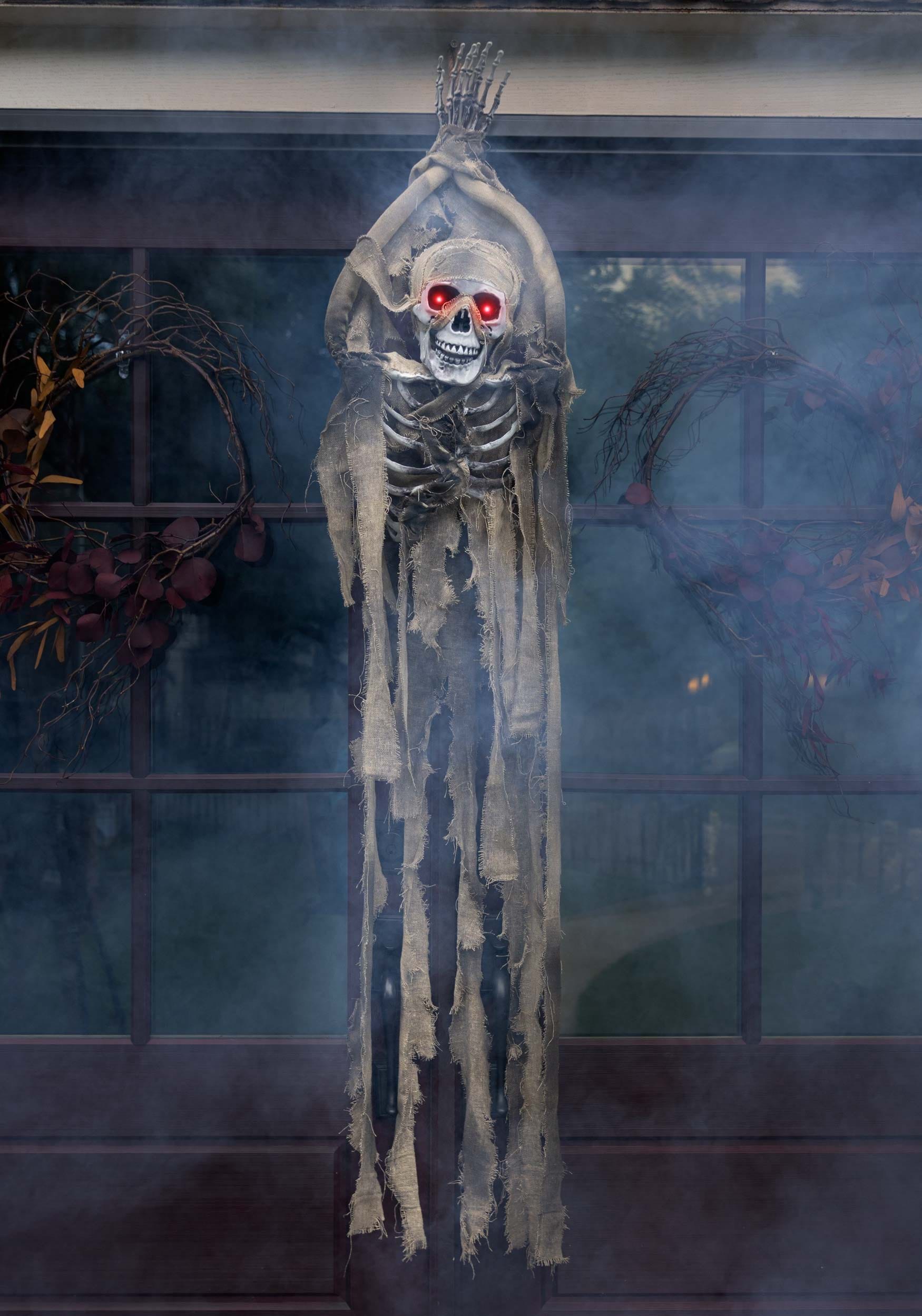 Hanging Animatronic Skeleton Decoration