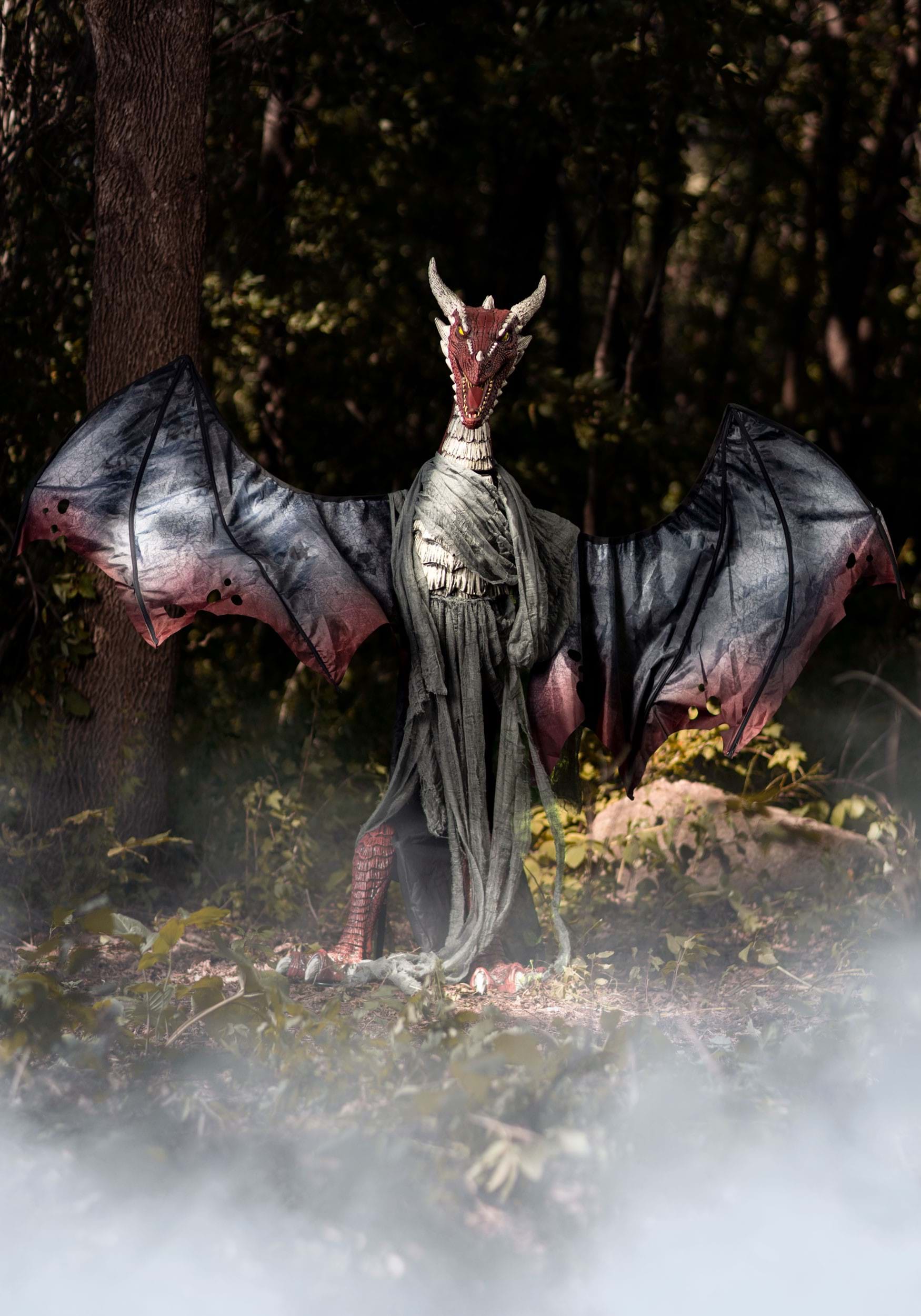 Animated Brimstone Dragon Halloween Decoration