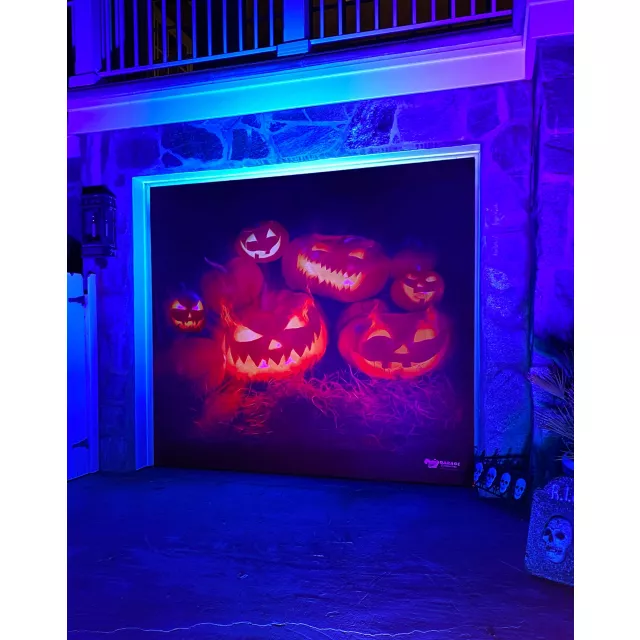 Evil Pumpkins Garage Single Door Cover