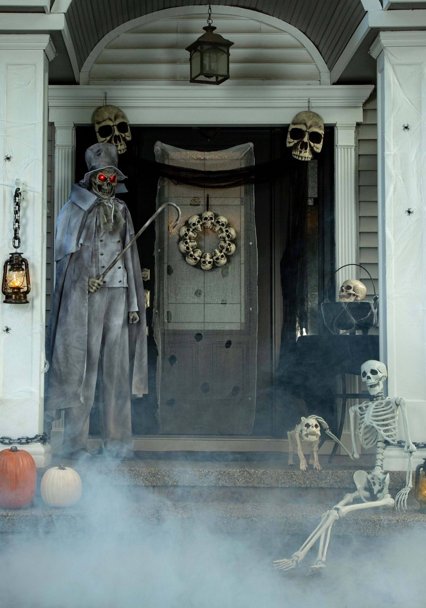 Animated 7FT Ghostly Gentleman Jack Halloween Decoration