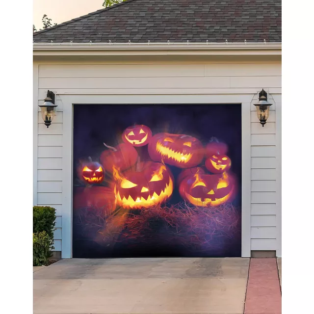 Evil Pumpkins Garage Single Door Cover