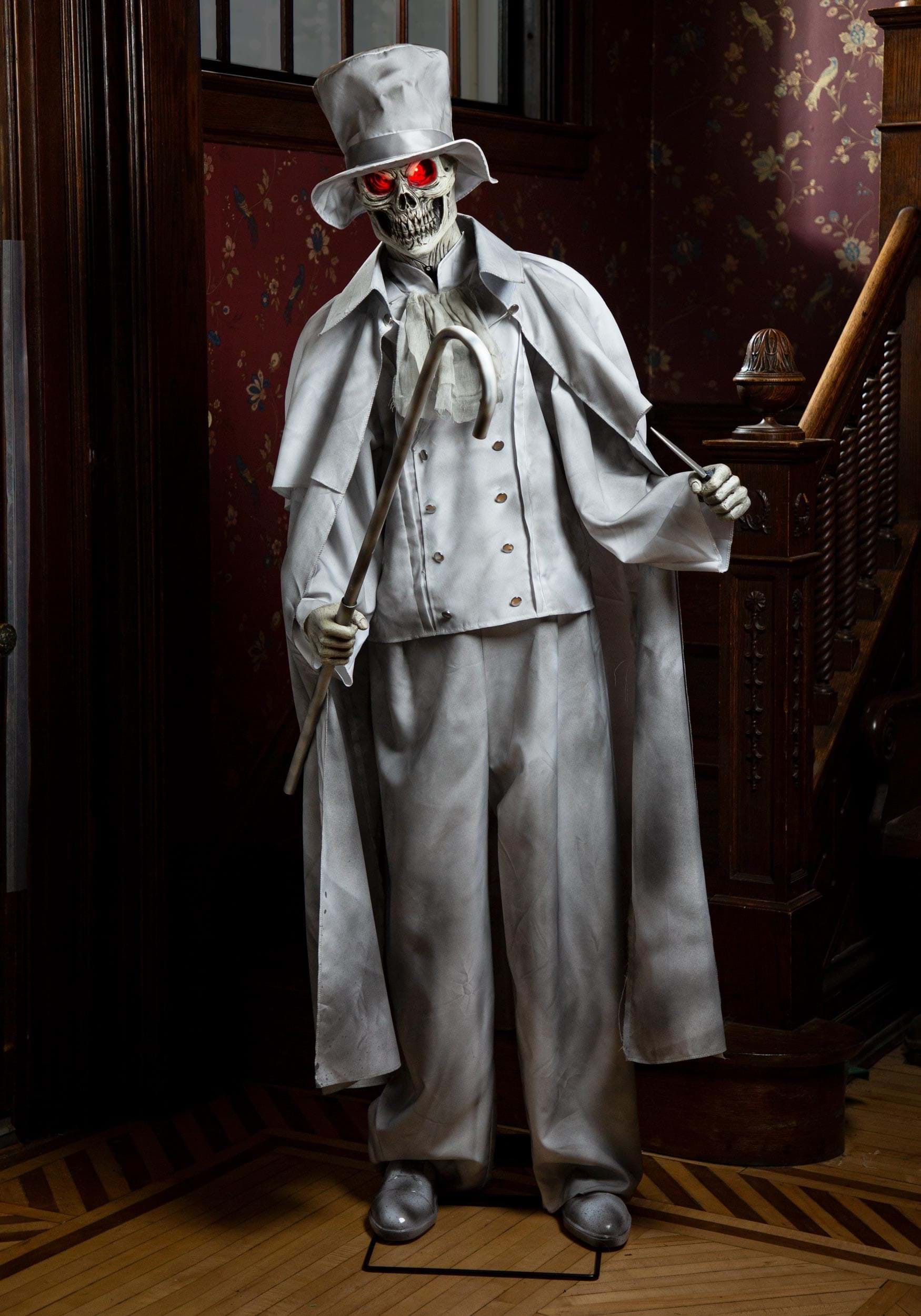 Animated 7FT Ghostly Gentleman Jack Halloween Decoration