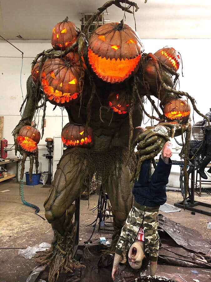 🎃2024 Halloween Giant Pumpkin Monster and Child