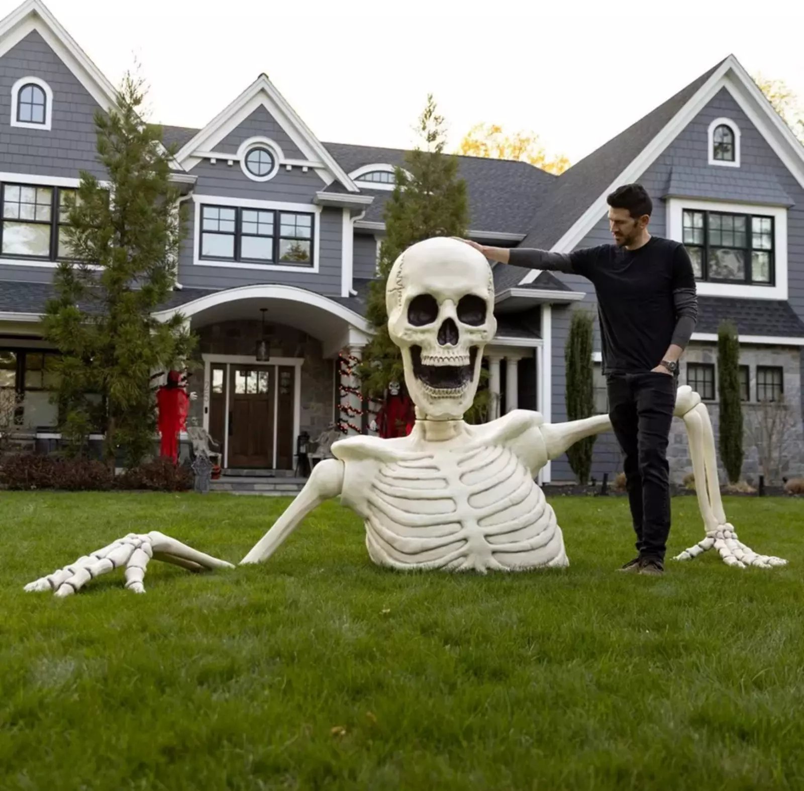💥Limited time pre-sale49% OFF🎃Ground Breaking Pumpkin Skeleton( 89 sets left)
