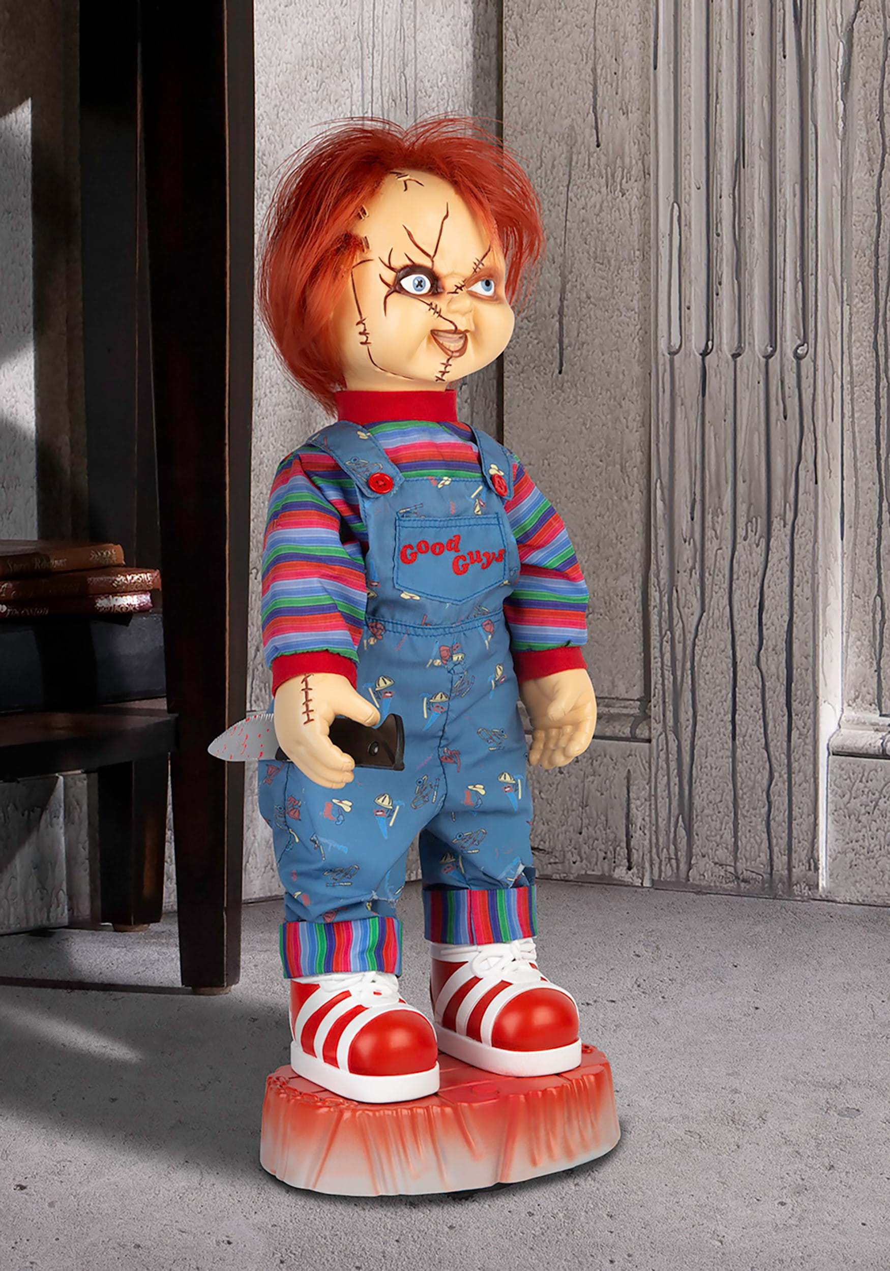 2FT Child's Play Chucky Animatronic Decoration