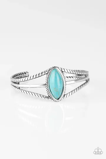 Western Wanderer - Blue Cuff Bracelet