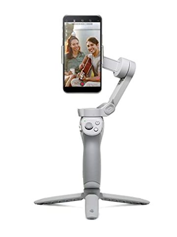 DJI OM 4 – Handheld 3Axis Smartphone Gimbal Stabilizer with Grip, Tripod, Gimbal Stabilizer Ideal for Vlogging, YouTube, Live Video, Phone Stabilizer Compatible with iPhone and Android
