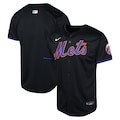 Men's New York Mets Nike Black Alternate Limited Custom Jersey