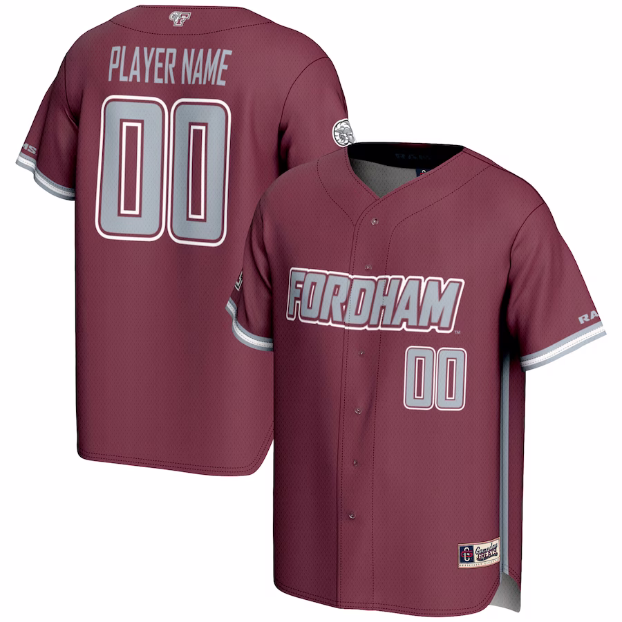 Fordham Rams GameDay Greats Youth NIL Pick-A-Player Lightweight Baseball Jersey - Maroon