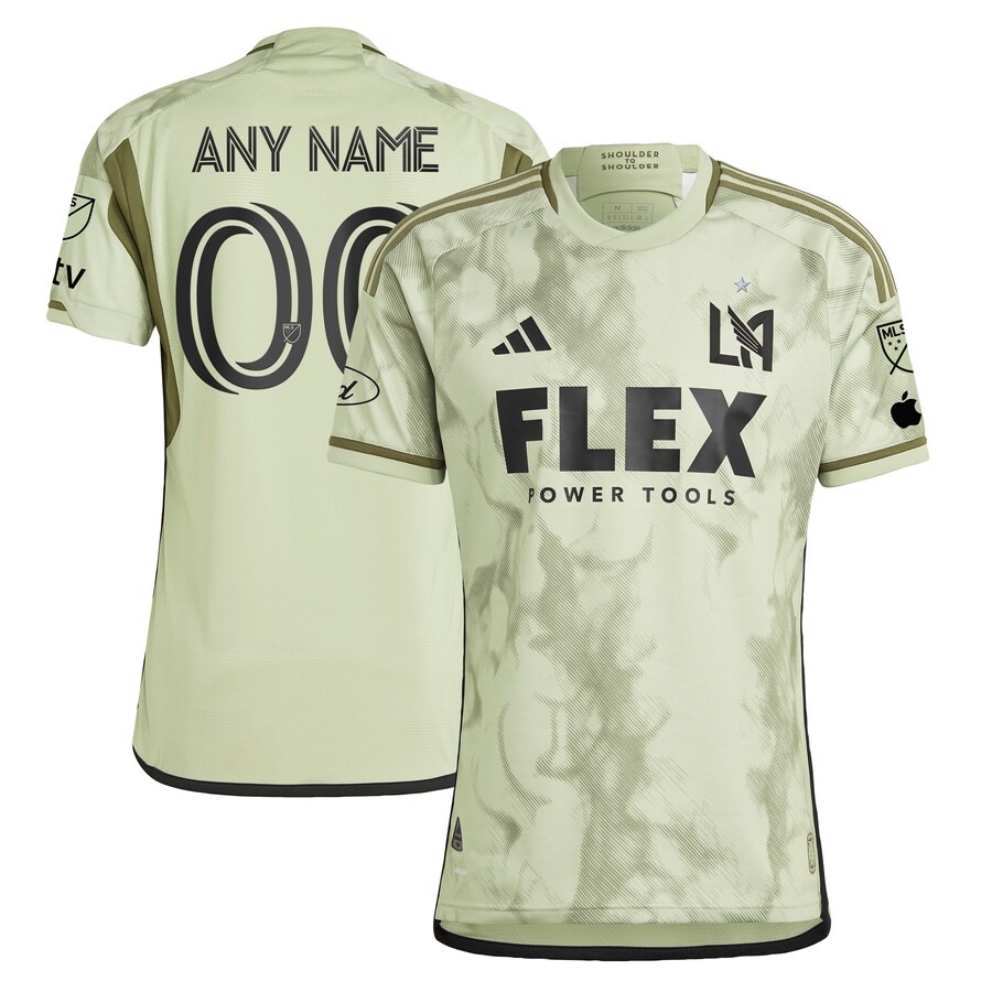 Men's LAFC adidas Green 2024 Smokescreen Authentic Custom Jersey