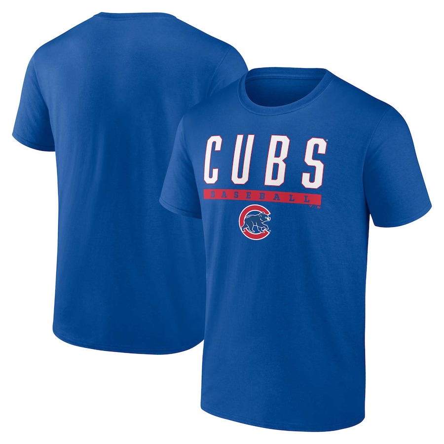 Men's Chicago Cubs Fanatics Royal Power Hit T-Shirt