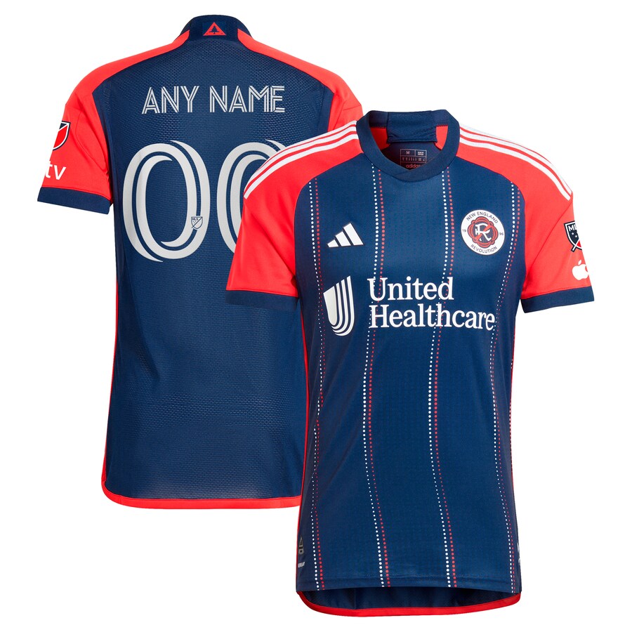 Men's New England Revolution  adidas Navy 2024 Boston Tea Party Authentic Custom Jersey