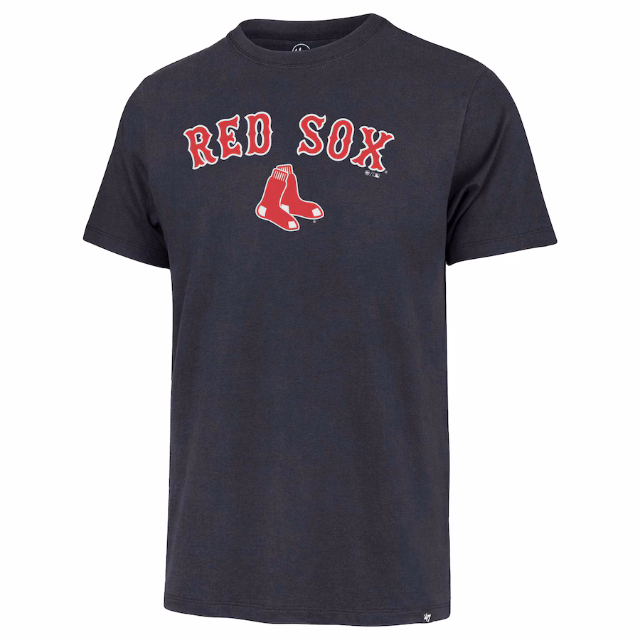 Men's Boston Red Sox '47 Navy Tackle T-Shirt