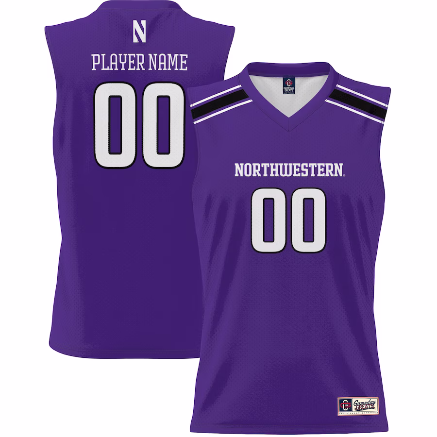 Northwestern Wildcats GameDay Greats NIL Pick-A-Player Men's Basketball Jersey - Purple
