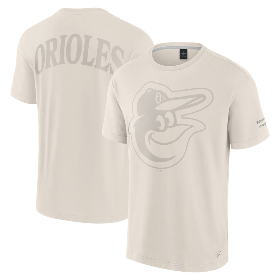 Men's Baltimore Orioles Fanatics Cream Elements Iconic T-Shirt