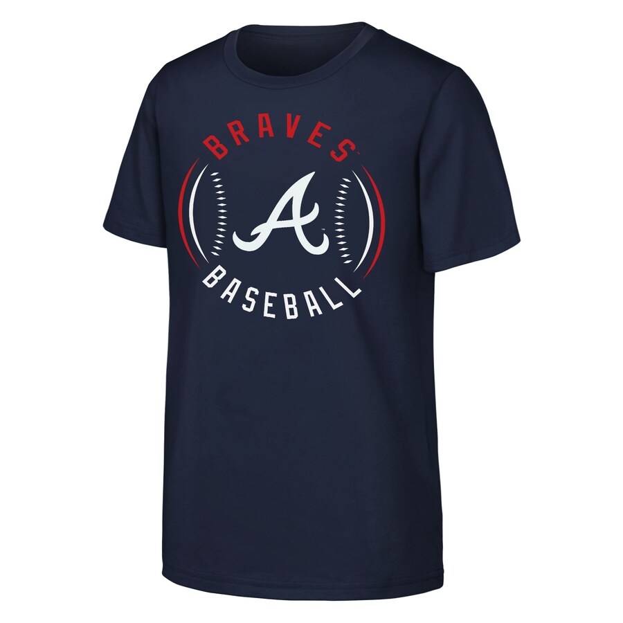 Youth Atlanta Braves Navy Golden Glove T-Shirt