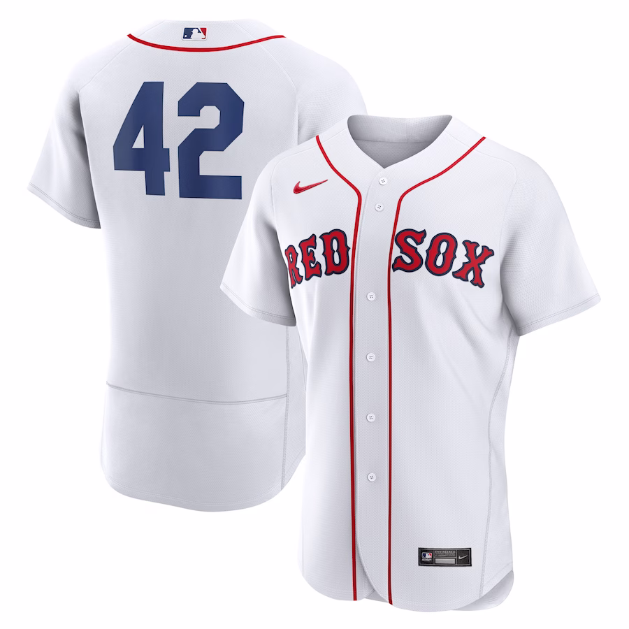 Men's Boston Red Sox Nike White 2023 Jackie Robinson Day Authentic Jersey