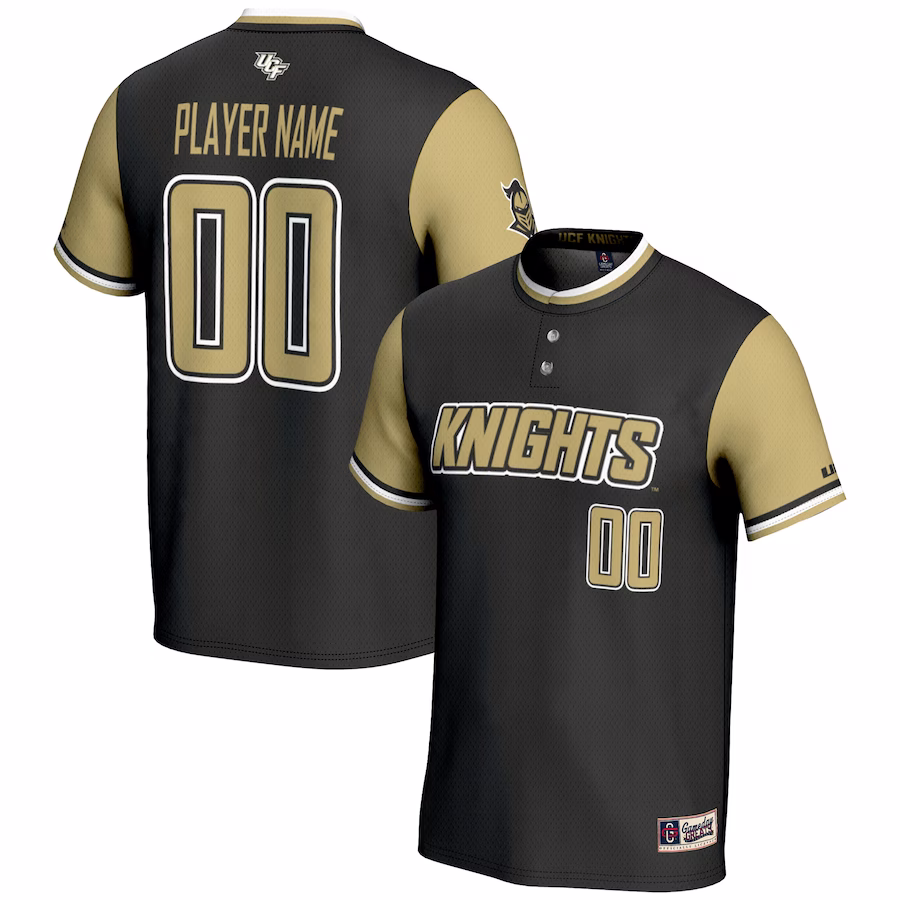 UCF Knights GameDay Greats NIL Pick-A-Player Lightweight Softball Jersey - Black