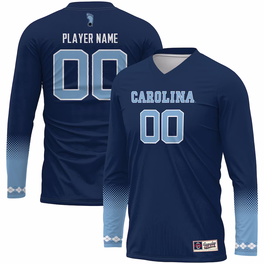 North Carolina Tar Heels GameDay Greats Unisex Pick-A-Player NIL Women's Volleyball Lightweight Jersey - Navy