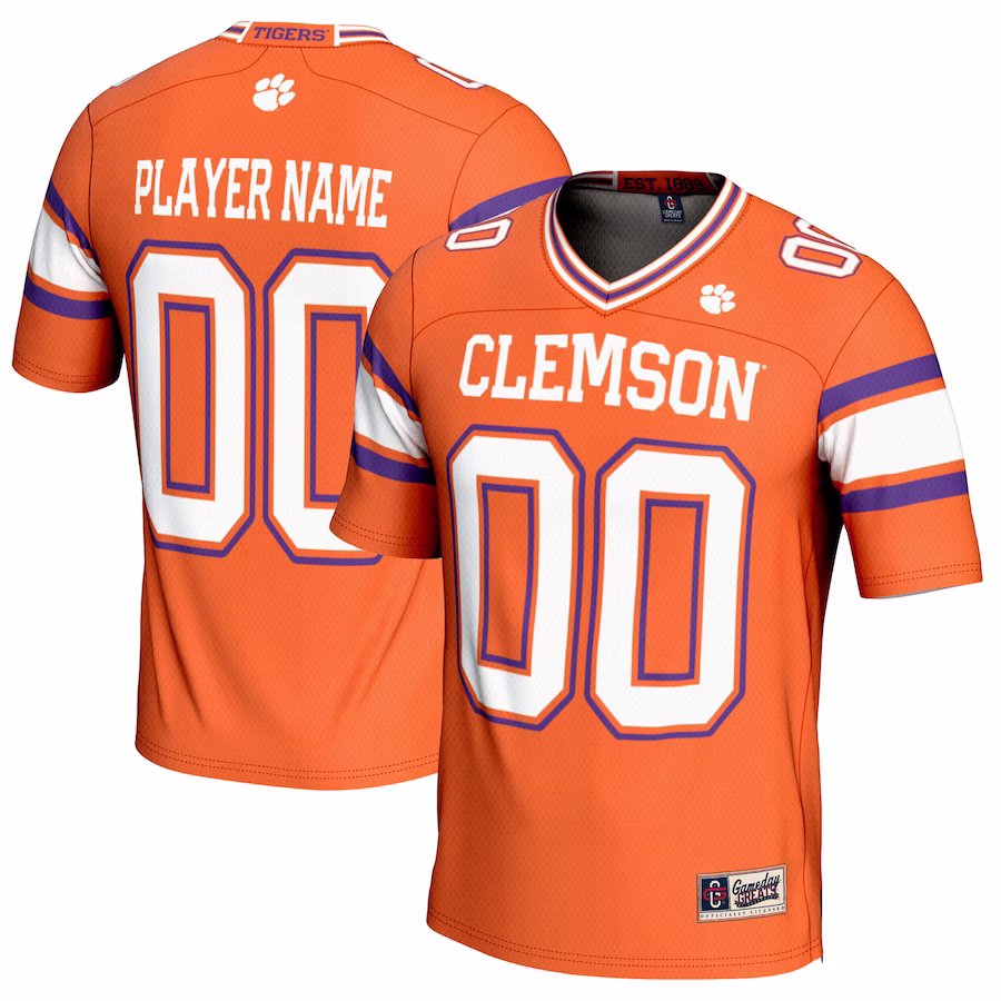 Clemson Tigers GameDay Greats NIL Pick-A-Player Football Jersey - Orange