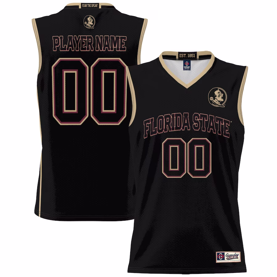 Florida State Seminoles GameDay Greats Men's NIL Pick-A-Player Lightweight Basketball Jersey - Black