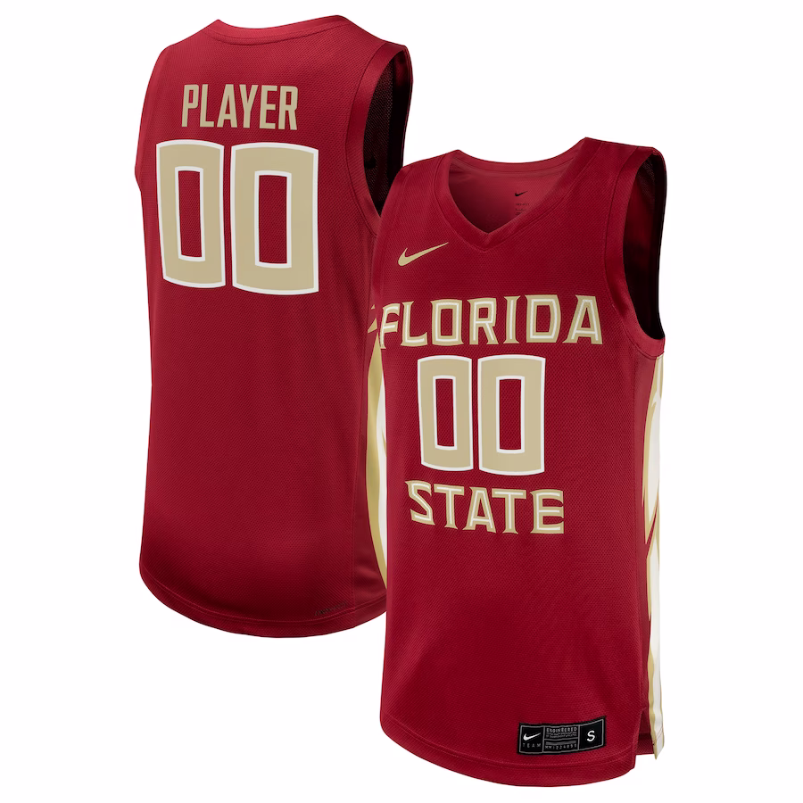 Florida State Seminoles Nike NIL Pick-A-Player Men's Basketball Replica Jersey - Garnet