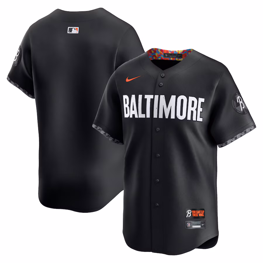 Men's Baltimore Orioles Nike Black City Connect Limited Jersey