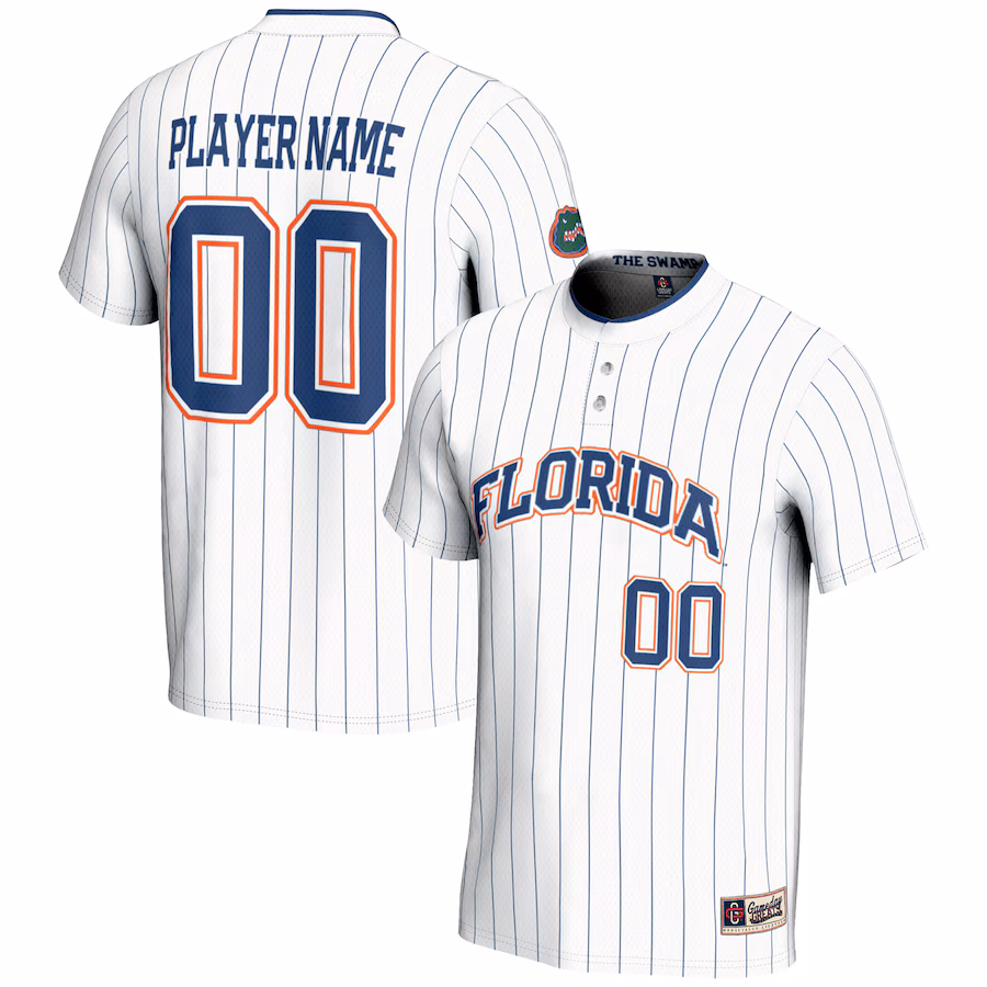 Florida Gators GameDay Greats NIL Pick-A-Player Lightweight Softball Jersey - White