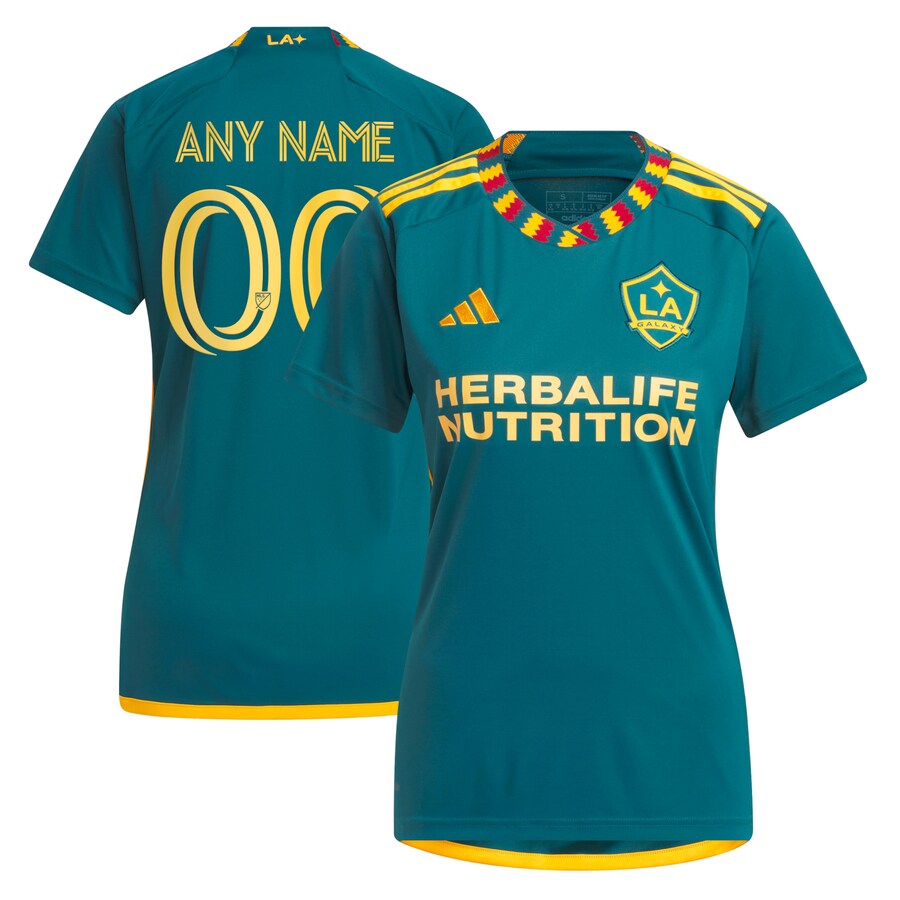 Women's LA Galaxy adidas Green 2023 LA Kit Replica Custom Jersey